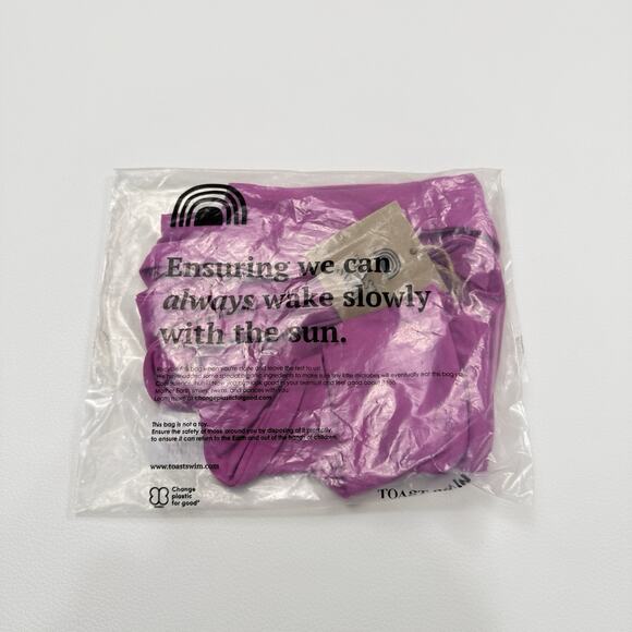 Free‎ People x Toast Signature High Hip Bikini Bottom Size XL Purple Orchid NWT - Picture 4 of 7